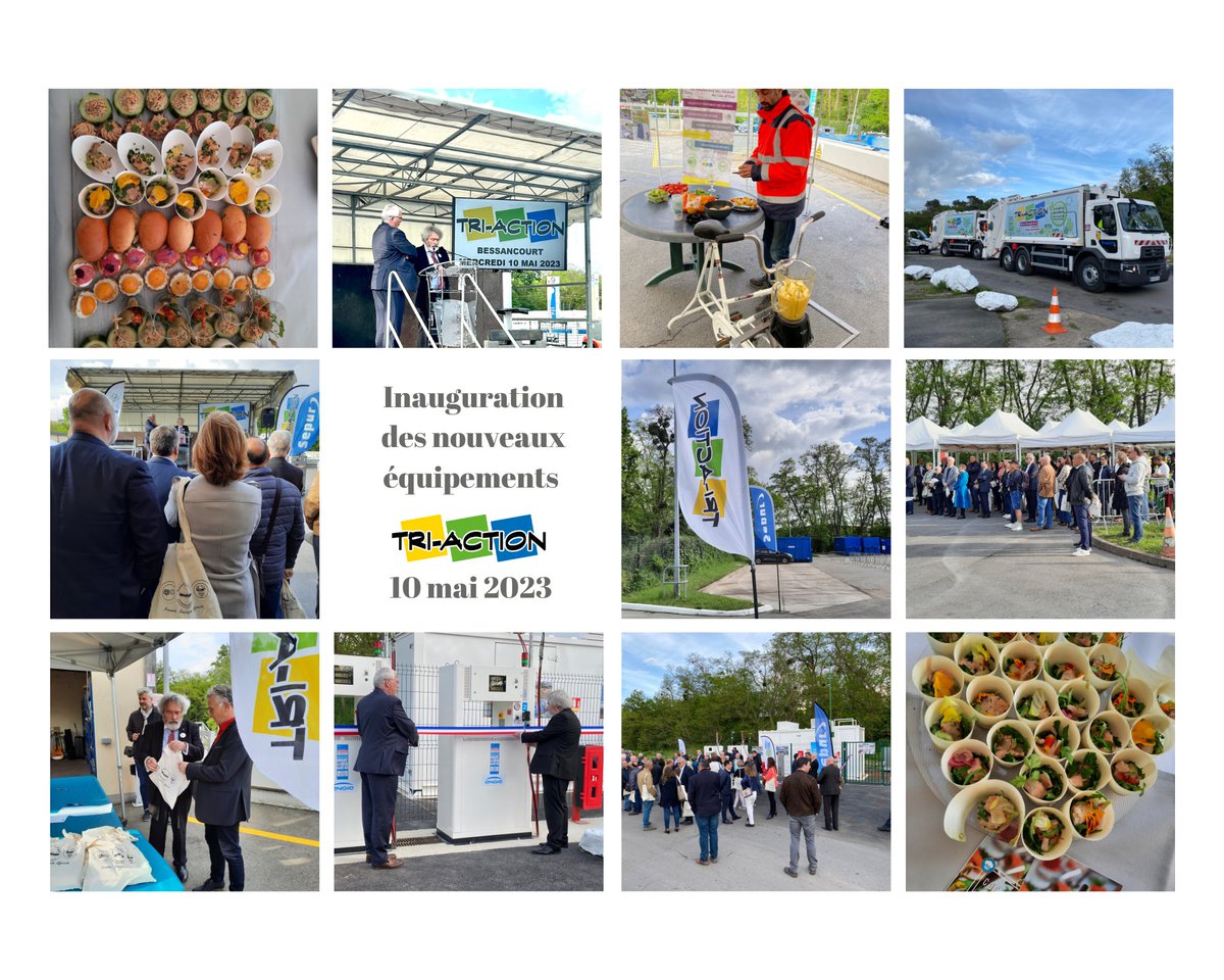 📷Le Syndicat Tri Action ose se lancer durablement dans la sobriété et la décarbonation de ses activités!
Retour en images et en mots sur l’inauguration du 10 mai :
syndicat-tri-action.fr/2023/05/16/tri…