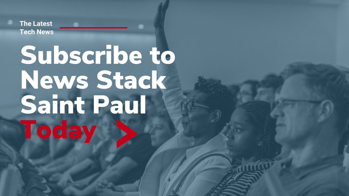fullstackstp's tweet photo. Get the latest #SaintPaul tech and innovation news to your inbox once a month. Subscribe to News Stack ➡️ https://t.co/X0lZ2zFi4e #FullStackSTP https://t.co/esmQhHRIbp