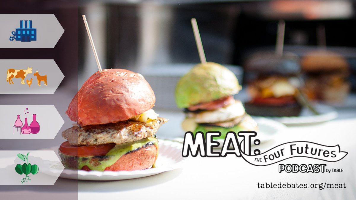 TableDebates's tweet photo. Have you subscribed to "Meat: The Four Futures" yet?
The podcast is available on Apple, Spotify or wherever you get your podcasts!
The series has 8 episodes coming up in the next several weeks & you won't want to miss any of them!
Learn more: https://t.co/KadMdkzxM8 #m4fpod https://t.co/X5bMPvmFRT