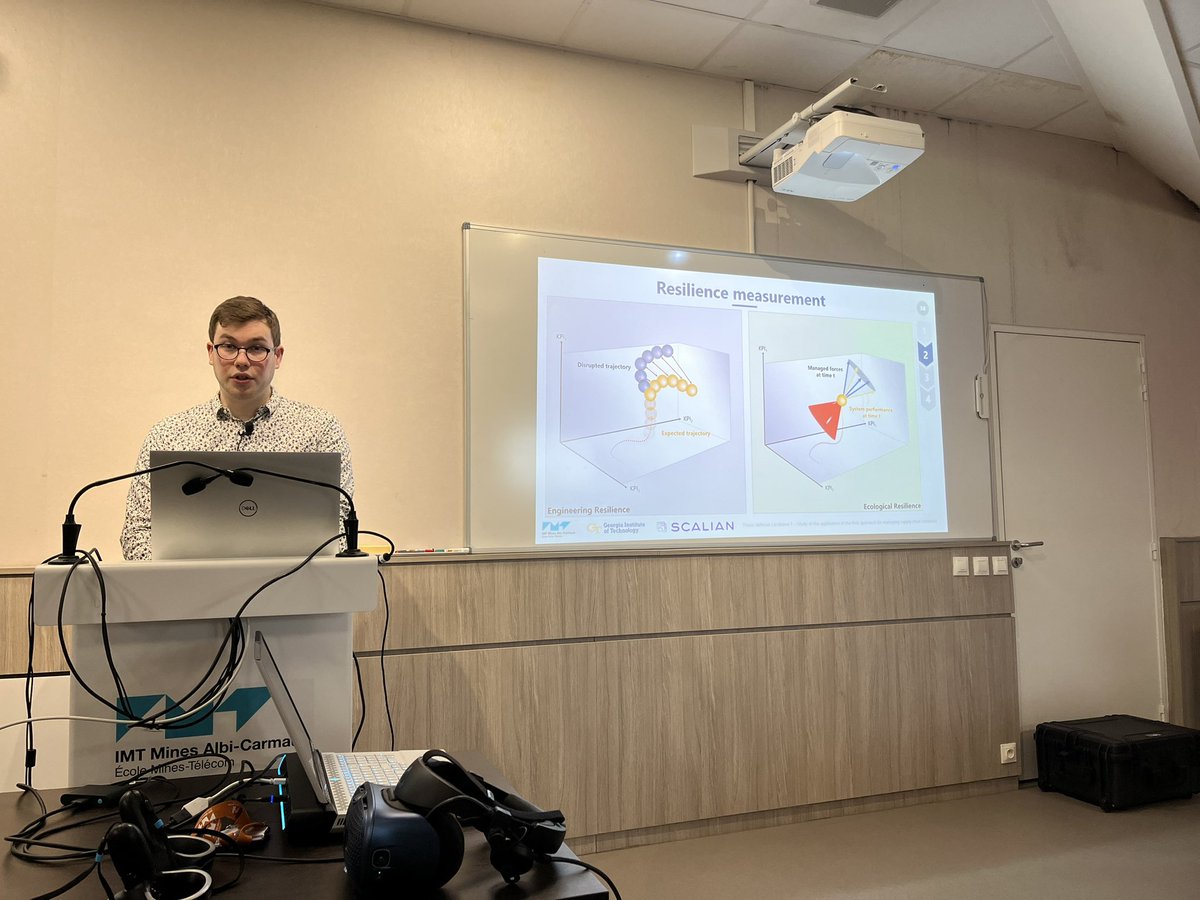 FBenaben's tweet photo. Great #Phd defense from Thibaut Cerabona on #PhysicsOfDecision #POD applied to #SupplyChain within the SCAN common research lab between @IMTMinesAlbi and @ScalianGroup, and the SIReN lab with @GeorgiaTechISyE @GTSCL. Kudos! @BenMontreuil Matthieu Lauras, Julien Jeany https://t.co/OnL2ZkVjyI