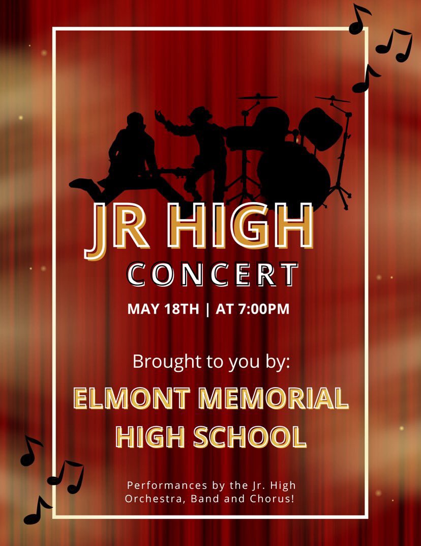JTorresMusicNYC's tweet photo. It’s Spring Concert Week @ElmontSpartans Come check out our talented Jr. High Ensembles…Orchestra, Band, &amp; Chorus this Thursday @7pm https://t.co/6JnN5Vq0s4
