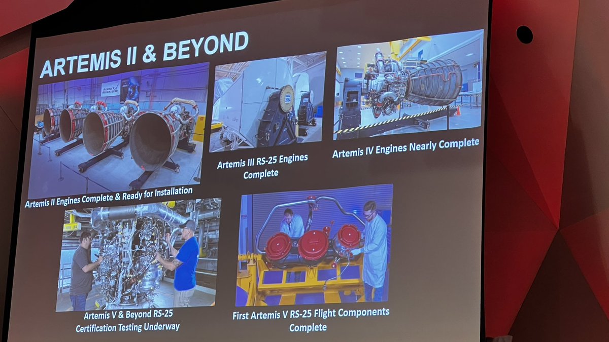 Artemis engines and other components: current status of each mission.

With Joe Cassady of @AerojetRdyne 

@NASAArtemis @ExploreMars