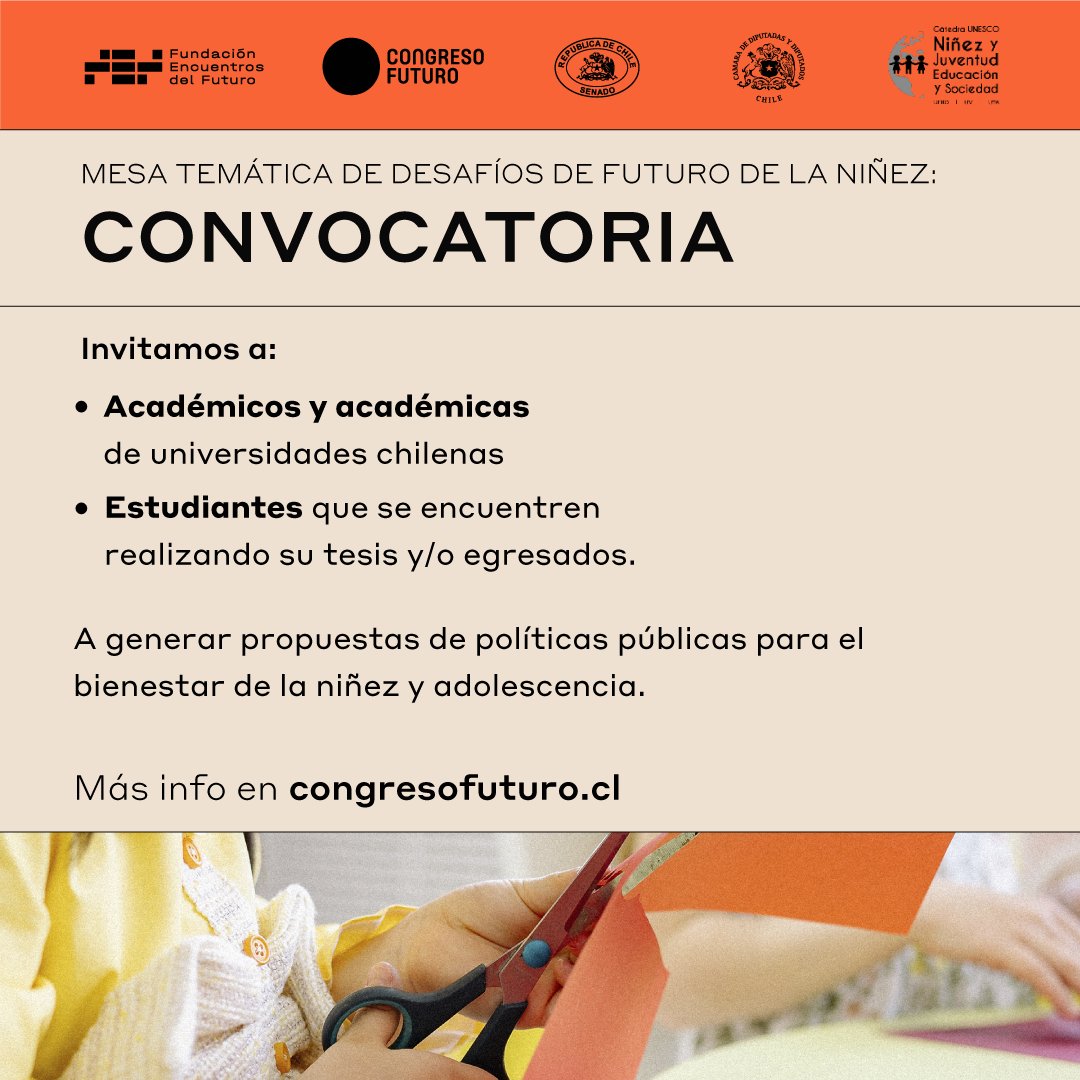 ✍️Invitamos a académic@s y estudiantes a proponer políticas públicas que busquen asegurar el bienestar de niñas, niños y adolescentes
➕Información: ciencias.uautonoma.cl/noticias/polit…
