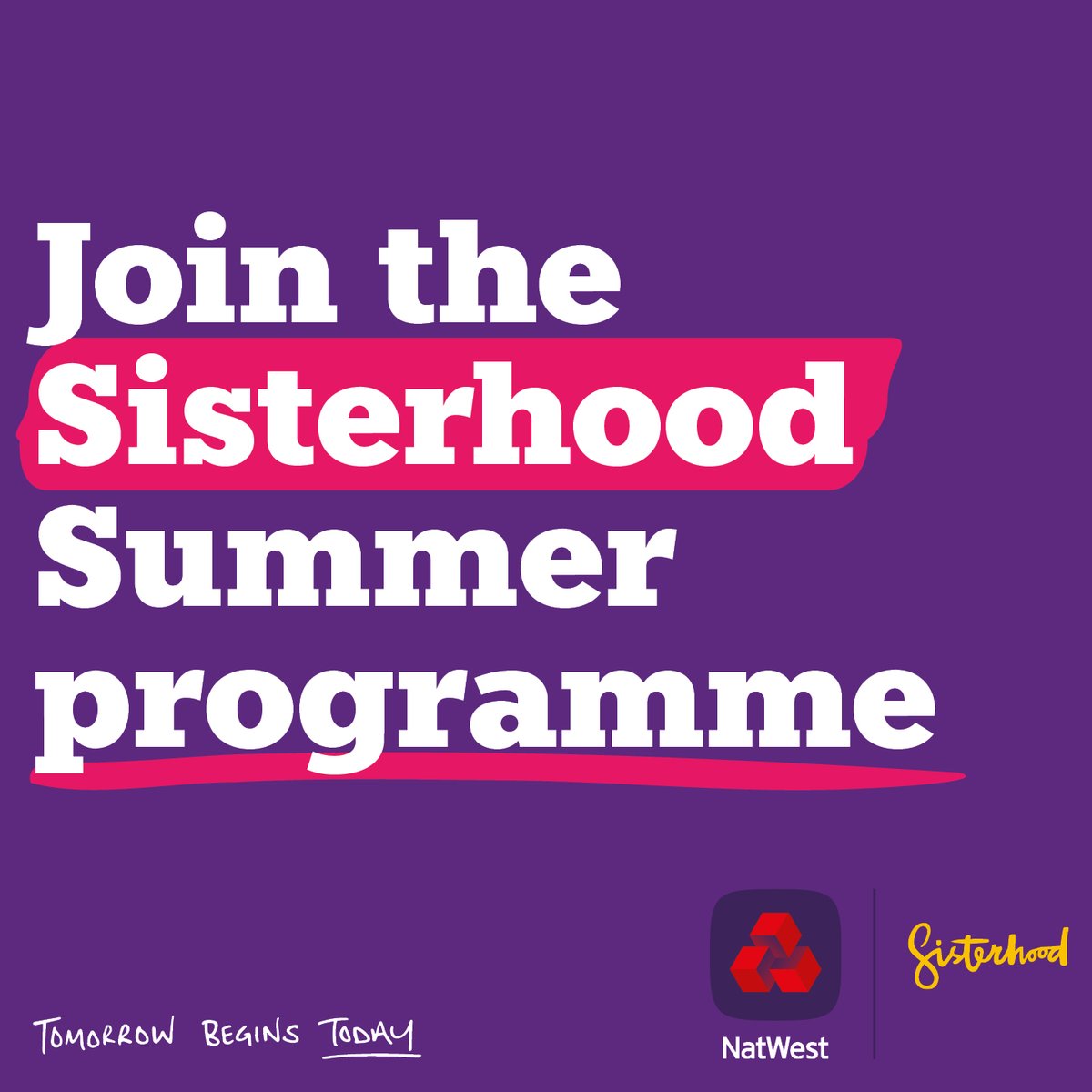 NatWest Business (@natwestbusiness) on Twitter photo We are proud to be supporting the <a href="/our_sisterhood/">Sisterhood</a> programme this summer and we are looking for female entrepreneurs aged 16-20 to join – find out more: oursisterhood.co.uk/opportunities #FemaleLeaders #WomenEntrepeneurs #BusinessInnovation We are proud to be supporting the <a href="/our_sisterhood/">Sisterhood</a> programme this summer and we are looking for female entrepreneurs aged 16-20 to join – find out more: oursisterhood.co.uk/opportunities #FemaleLeaders #WomenEntrepeneurs #BusinessInnovation