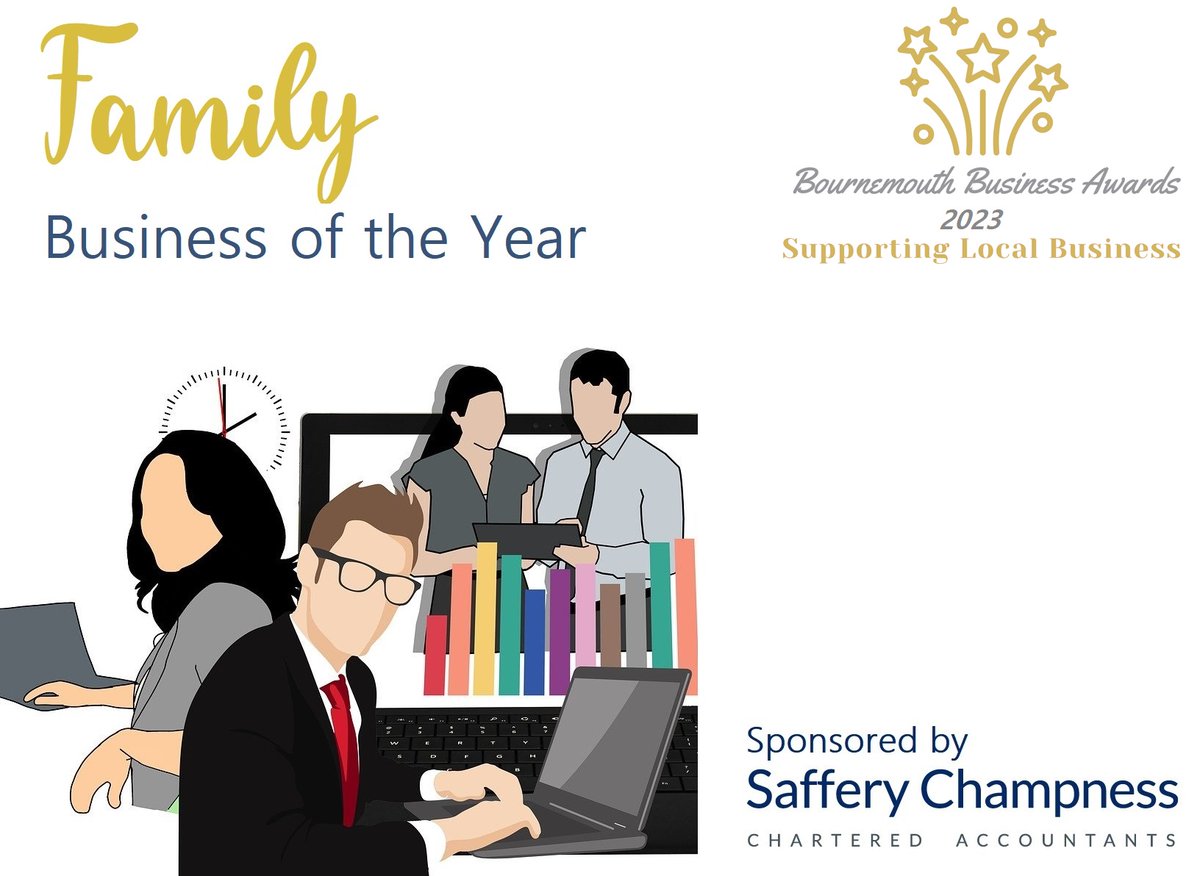 Winners announced this Thursday so big thanks to sponsor of #familybusiness <a href="/safferys/">Saffery</a> #businessawards #bournemouthbusinesses