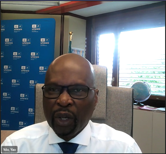 I congratulate <a href="/FIFAcom/">FIFA</a> on the F4S project but add that we must be mindful of raising hopes for girls &amp; boys who dream of becoming footballers. Too few succeed. I call on the young not to neglect #education as critical to gain key competencies for a prosperous future said <a href="/YaoYdo/">Yao Ydo</a>