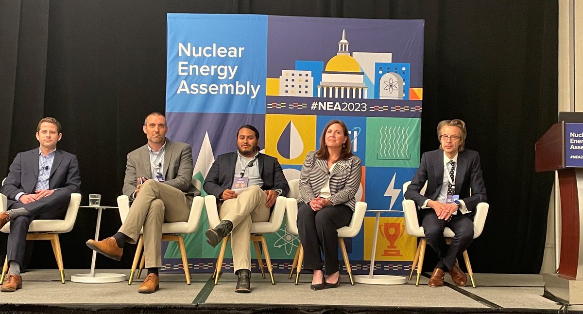 Great discussion on Advanced Nuclear, enjoyed the diverse panel.  👏🏼👏🏼 #NEA2023