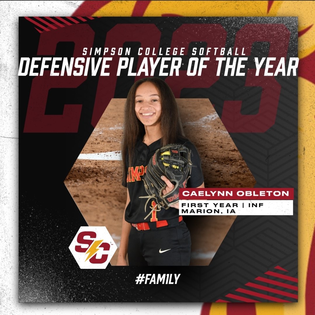 The Team has voted and here are the 2023 FAM1LY Awards!
Fourth Up...

DEFENSIVE PLAYER OF THE YEAR - 
<a href="/caelynnobleton/">Caelynn Obleton</a> 

#RollStorm #FAM1LY 🌪⛈️⚡️🥎