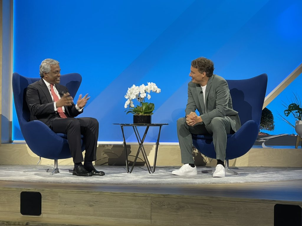 New, expanded partnership between <a href="/googlecloud/">Google Cloud</a> and @sap. <a href="/ThomasOrTK/">Thomas Kurian</a> joins <a href="/ChrstnKlein/">Christian Klein</a> to talk about the partnership and how Google uses SAP internally. 

#CIO #SAPSapphire #cloud