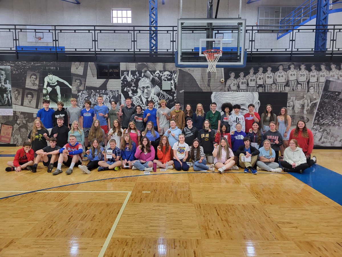 M.H.S. Valedictorian Molly Urban and Salutatorian Ryan Pilat speaking at John R. Wooden Middle School "All A's" Breakfast! "ARTESIANS ATTACK!" <a href="/ericbowlen/">Eric Bowlen</a> <a href="/ArtesiansUnited/">SUZIE LIPPS</a> <a href="/MSDMartinsville/">MSD of Martinsville</a> <a href="/JohnRWoodenMS/">John R. Wooden M.S.</a> <a href="/NatalieUrban3/">Natalie Urban</a> <a href="/BillPilat/">Bill Pilat</a> <a href="/AwesomeArties/">Martinsville HS</a> @SryMsJacksonMHS <a href="/CoachDug/">Brian Dugger</a>