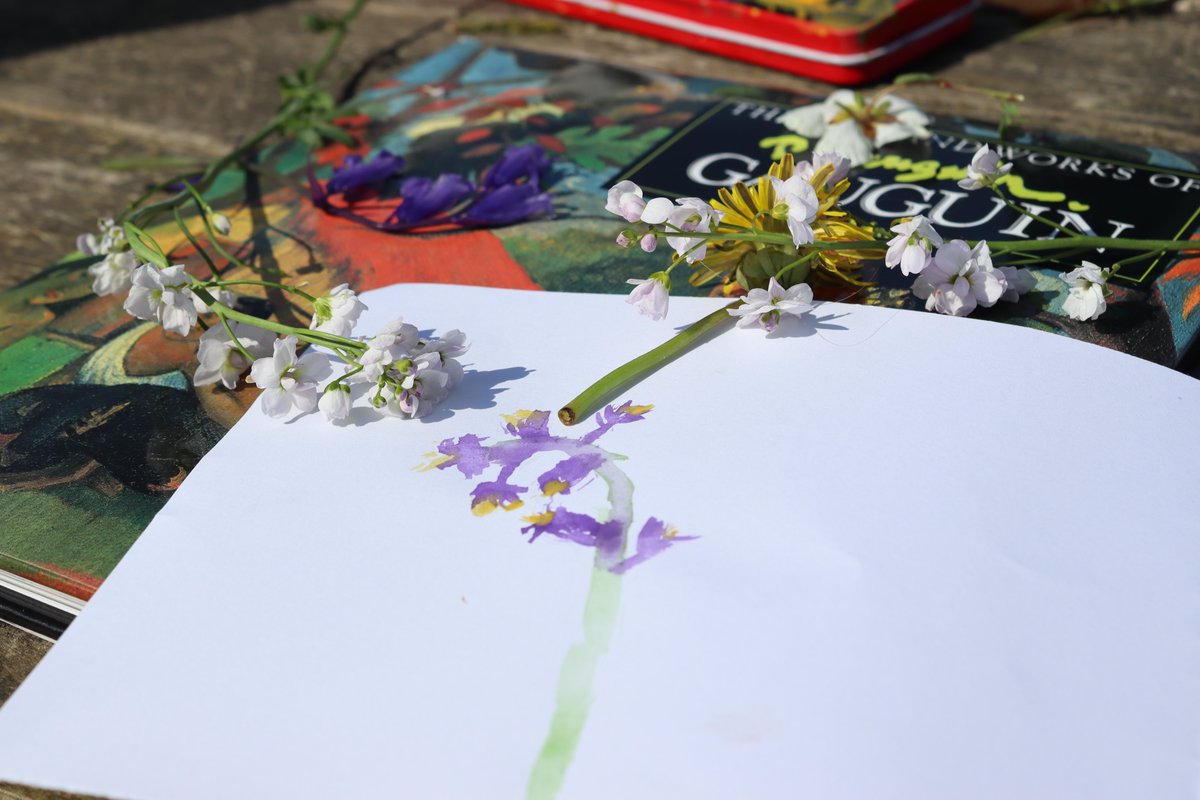 Today Prep 5 practised painting botanical illustrations ‘en plein air’ - to paint in the outdoors. Just like the famous impressionist artists Monet and Renoir, the girls observed the way the natural light fell on their subjects and mirrored their observations in their paintings.