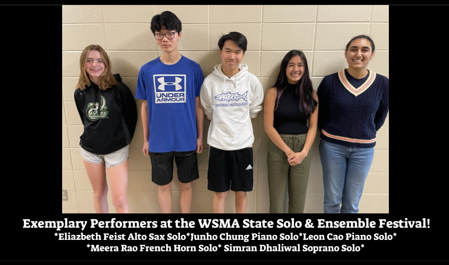 Congratulations to these BCHS musicians!