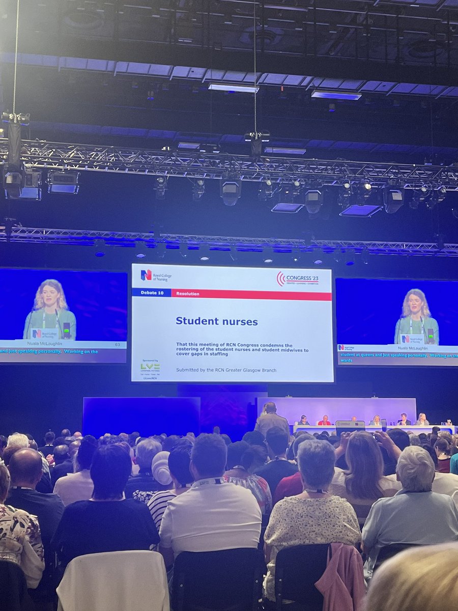 StephCraigRN's tweet photo. Great to hear from @QUBSONM student #nurse @nuala2213 advocating for student nurses to retain their #supernumerary status in placement 👏 https://t.co/bJNVHJELlx