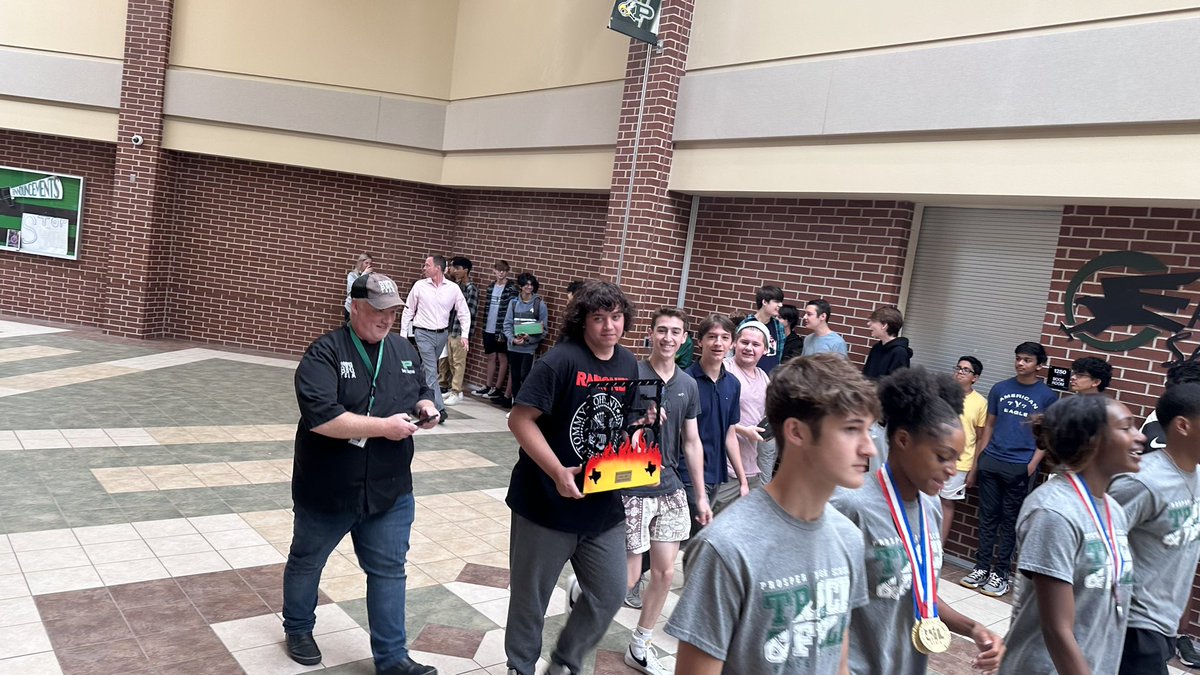 CCawleyGoodman's tweet photo. Congratulations to our BBQ team for their success this year. #phsconnectandgrow @ProsperHS @prosperCTE @BbqProsper @UTexas35 https://t.co/0SeAVkazhe