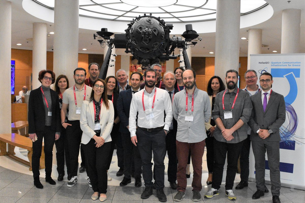 grnet_gr's tweet photo. #ScyLight is an excellent opportunity to exchange expertise on #quantum technologies & promote #NatQCIs cooperation, under #EuroQCI.
#HellasQCI has the honour to host in Athens its partners, the QCIs of 🇮🇪 (#IrelandQCI), 🇨🇾 (#CYQCI) and 🇧🇬 (#BGQCI).
#ESA #ARTES https://t.co/MOUVKD0oET