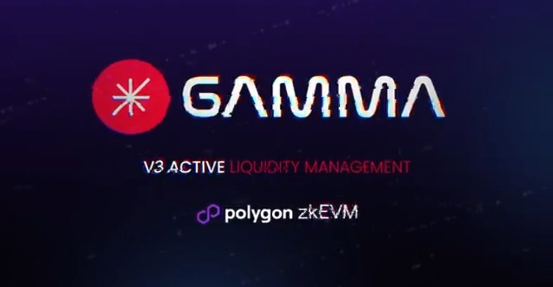 🚀 <a href="/GammaStrategies/">Gamma</a> live on @0xPolygonLabs zkEVM

🚀# GammaStrategies is launching with the following <a href="/QuickswapDEX/">QuickSwap 🐲 DragonFi 2.0</a> pairs

🔸 $MATIC - $ETH
🔸 $ETH - $USDC
🔸 $USDC - $USDT
🔸 $BTC - $ETH
🔸 $BTC - $USDC

🔽VISIT 
quickswap.gamma.xyz
