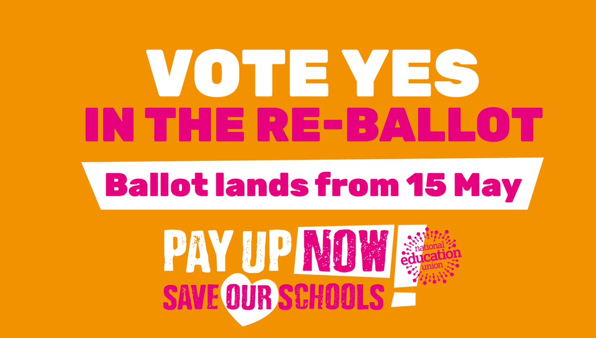 📣I HAVE VOTED 🗳️ I have just voted to #SaveOurSchools and sent a message to @GillianKeegan. It's time for this government to #PayUp. Tell the @NEUnion you have voted here 👉neuactivate.com