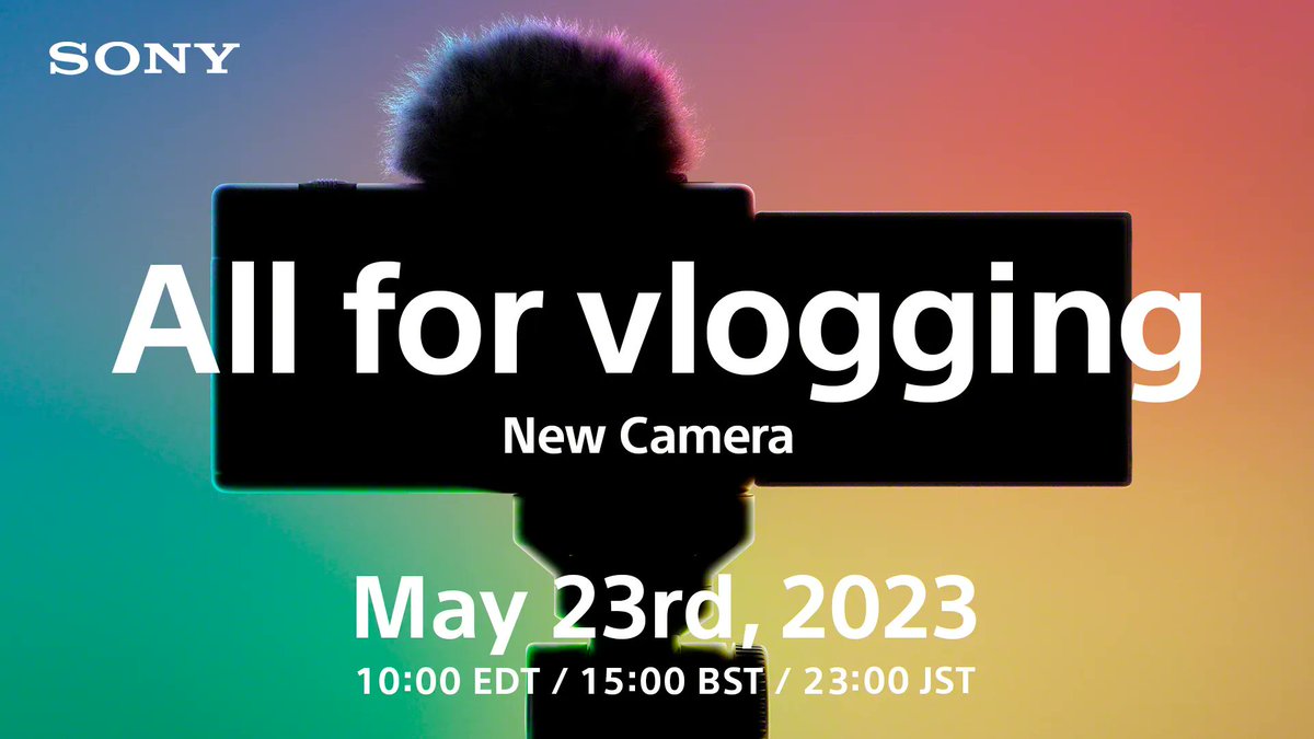 ANNOUNCEMENT INCOMING! Stay tuned one week from today for the next big thing in vlogging! #SonyAlpha #vlogging