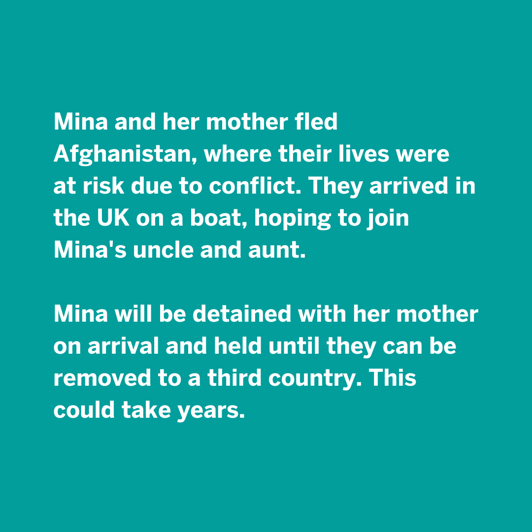 childrensociety's tweet photo. The #IllegalMigrationBill explained - what would happen to a child like Mina?

If this bill becomes a law without amendments, we will be closing the door for children seeking help. They'll be locked out of claiming #asylum and denied the protection and support they need. https://t.co/epkqC15qD6