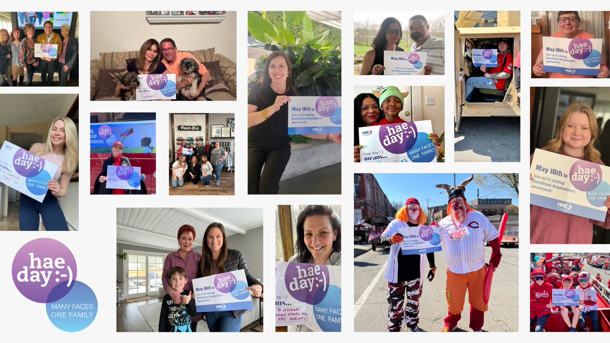 US_HAEA's tweet photo. 💜Happy hae day :-) from all of us at the US HAEA! 

Join the HAEA and other members in the HAE community by sharing what hae day :-) means to you!

#HAE #HAEA #HereditaryAngioedema #haeday2023 https://t.co/CPuKSd7TTw