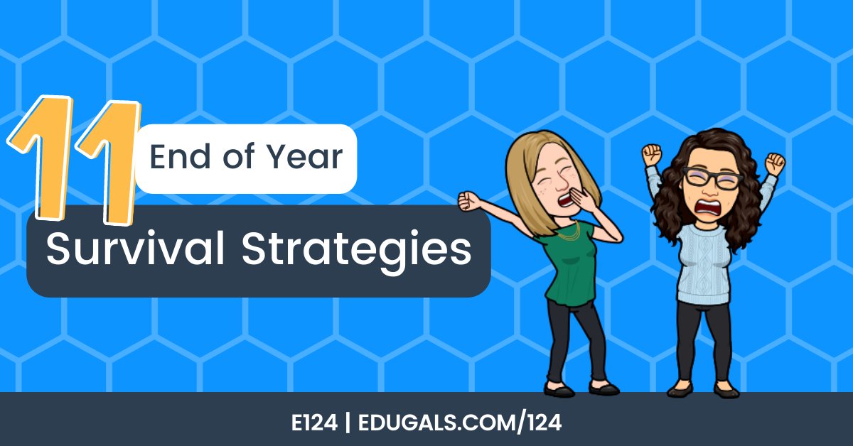 Feeling exhausted and burnt out as a teacher this year? Tune in to our latest episode where we share some strategies to cope and survive the rest of the school year! 

edugals.com/124

#teacherburnout #educationpodcast #EduGals #OntEd @edupodnet