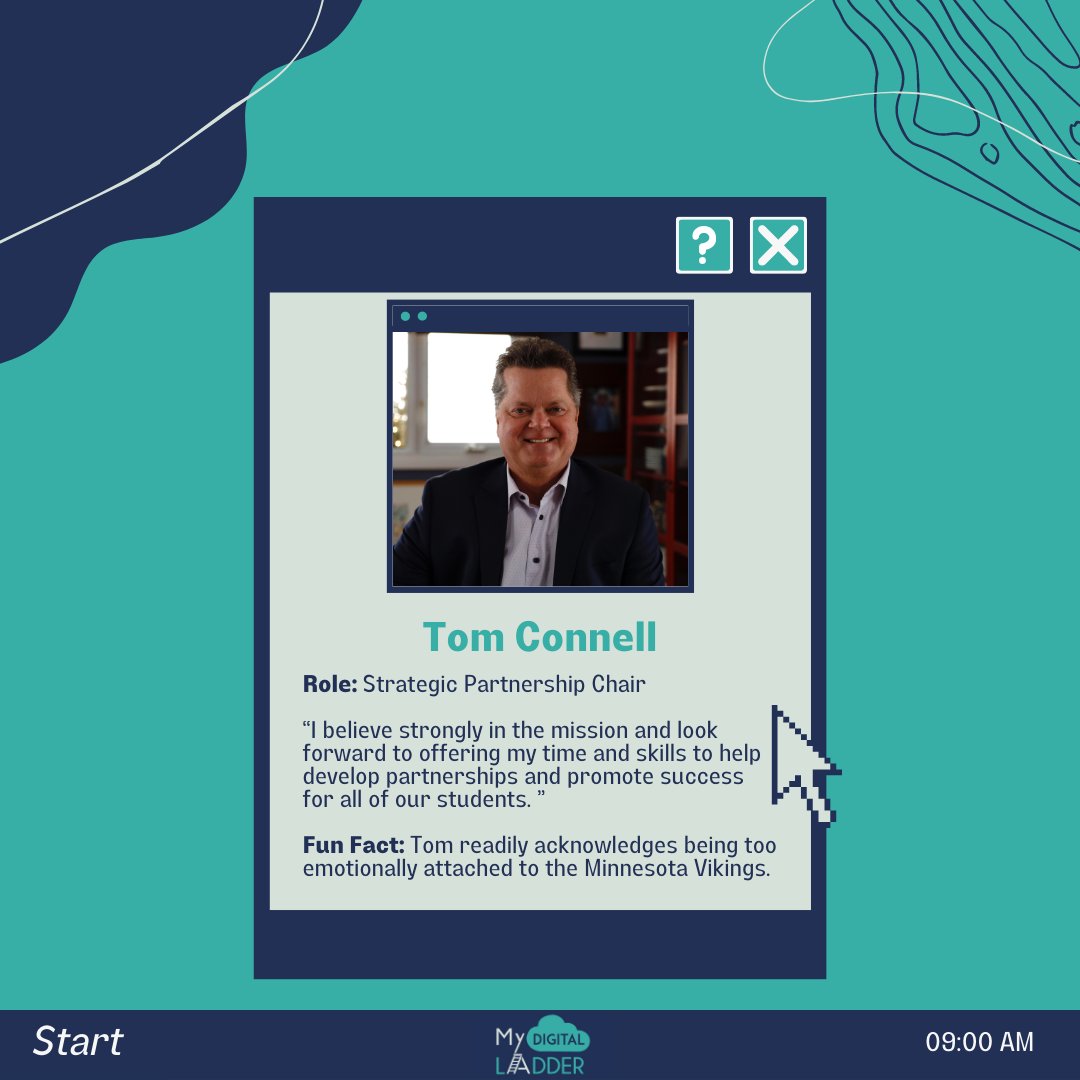 MyDigitalLadder's tweet photo. Our final (and newest) member of the MDL board, Tom Connell! https://t.co/PRuppyunsY
