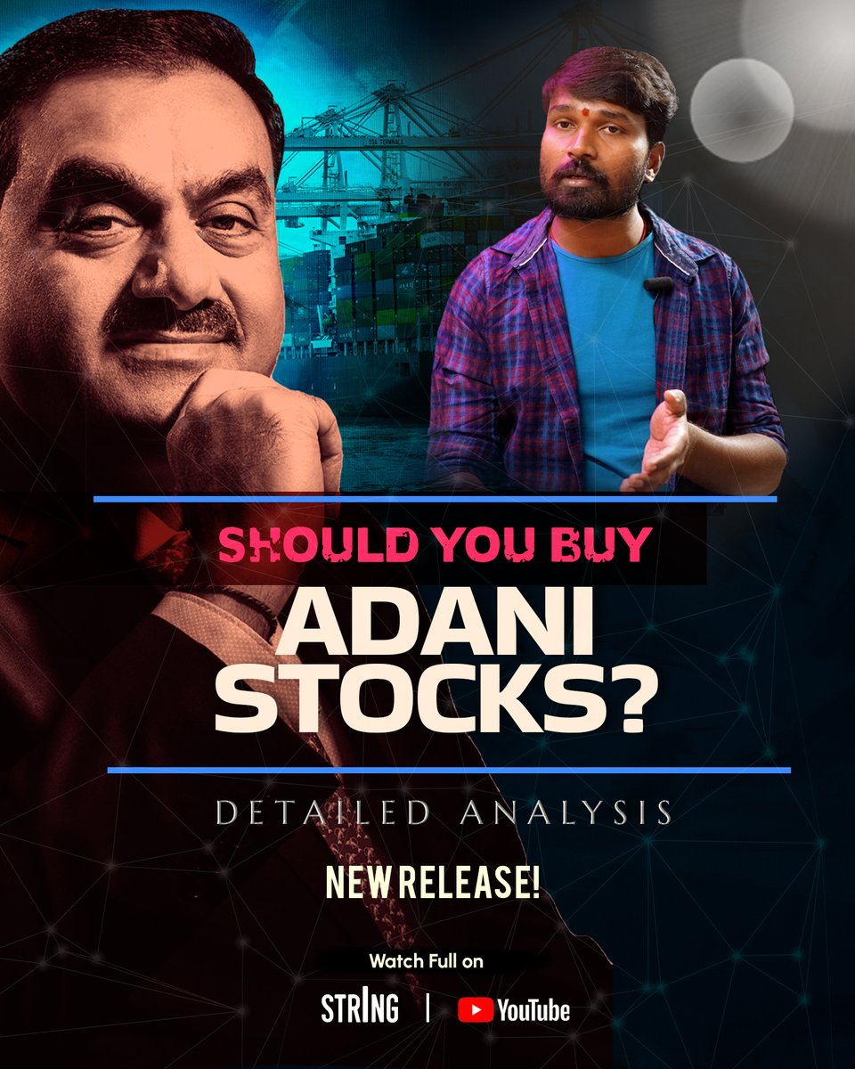 StringReveals's tweet image. ADANI TOO BIG TO FAIL!
-Why CJI Chandrachud rejected the expert panel
suggested by the Government of India?
-Is this the end of Adani?
-Supreme court verdict on Adani.
- SEBI report
Watch full video : youtu.be/CamxnW19mCA
@gautam_adani @AdaniOnline @barandbench @LiveLawIndia…
