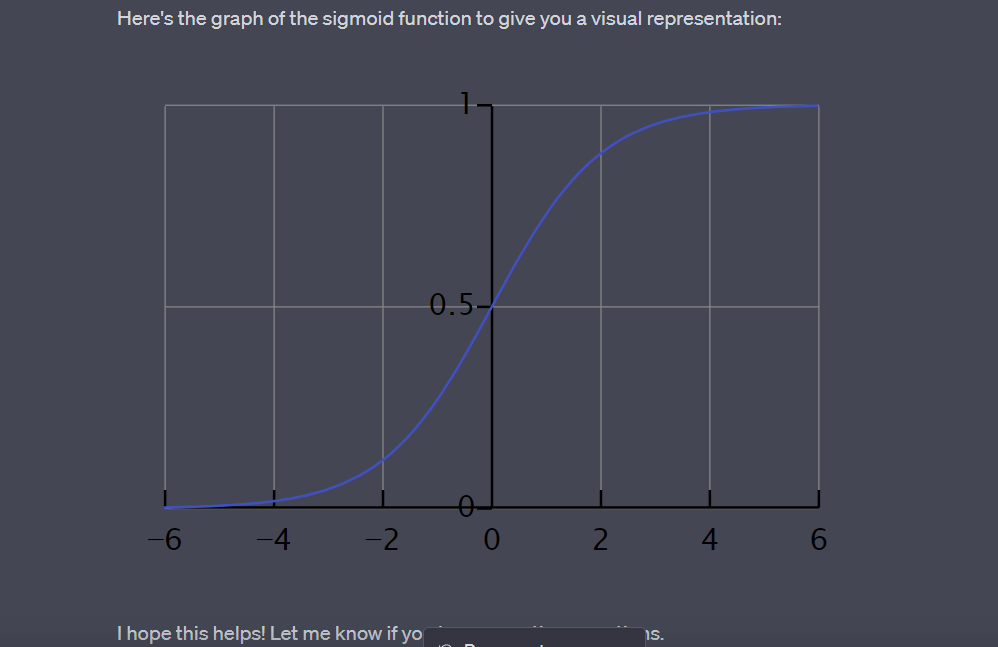 Echo_Alpha_Kilo's tweet photo. Q:I was asking GPT-4 on neural networks.After some prompts considering sigmoid functions it produced a graph.A real visual representation.I started a new chat and asked it if it does graphs and it vehemently denied it.I couldnt reproduce the same result.Why? #GPT4 #OpenAIChat https://t.co/eni0Otvfz8