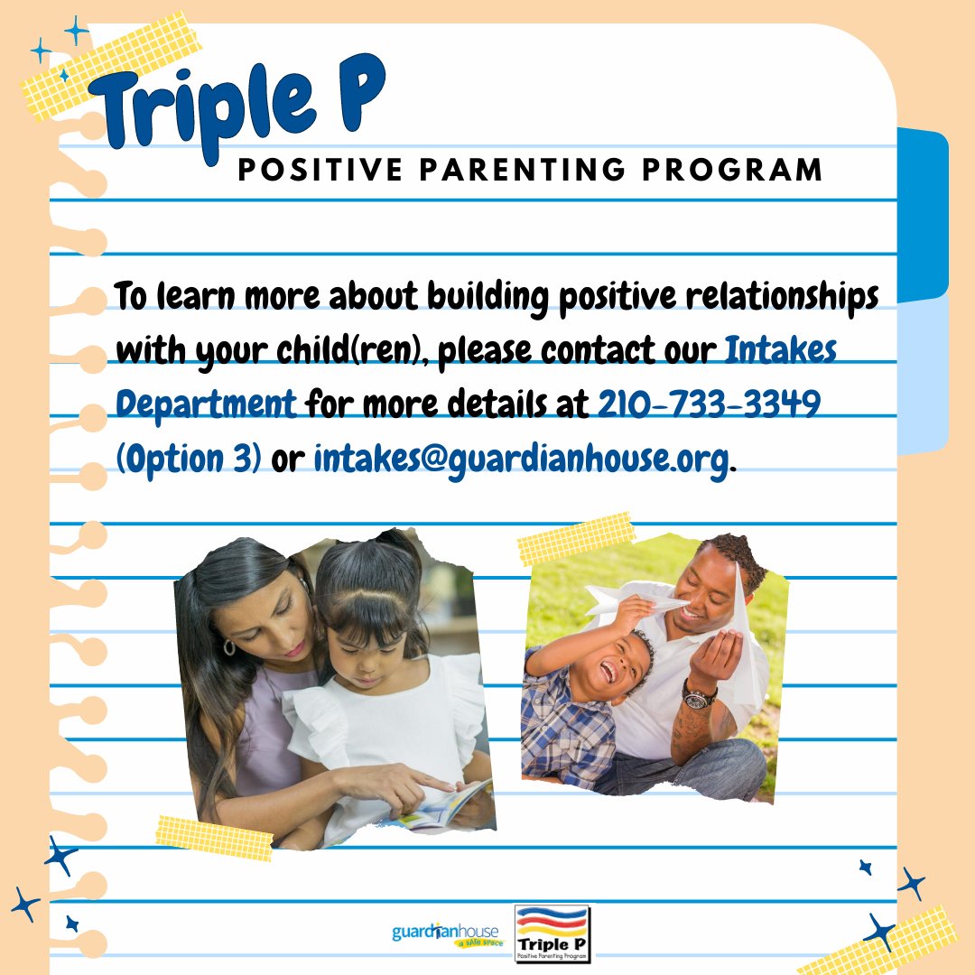 #TipTuesday: Did you know we offer Triple P Positive Parenting Program classes? 💙

Triple P is a comprehensive, evidence-based parenting and family support system designed to help parents and their families thrive. 🦋

Info regarding upcoming classes will be shared soon! 📆