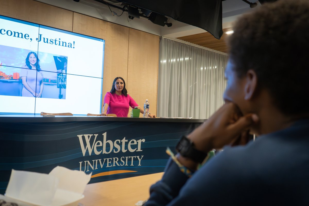 Webster University School of Communications tweet media