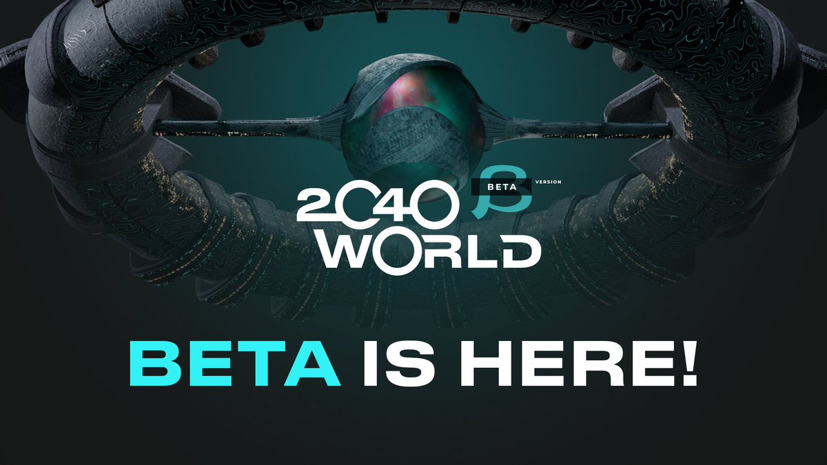 2040World's tweet photo. ⚡ Get ready! The 3-week Beta test starts right now.

If you have a drop pod, check out your inbox for all the instructions on how to join the game! 📩

#2040WORLD https://t.co/IUsD9f2470