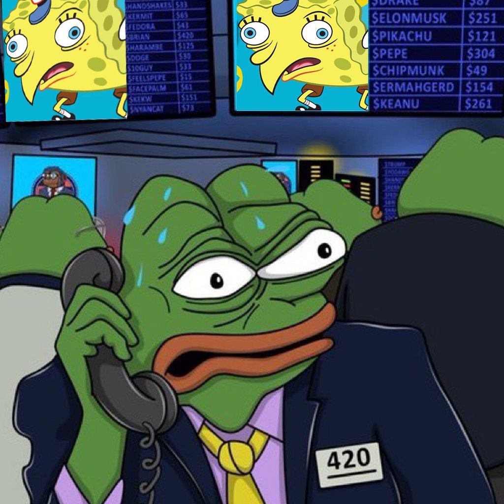 🐸 $PEPE cracking under pressure from $SPONGE !💥🧽