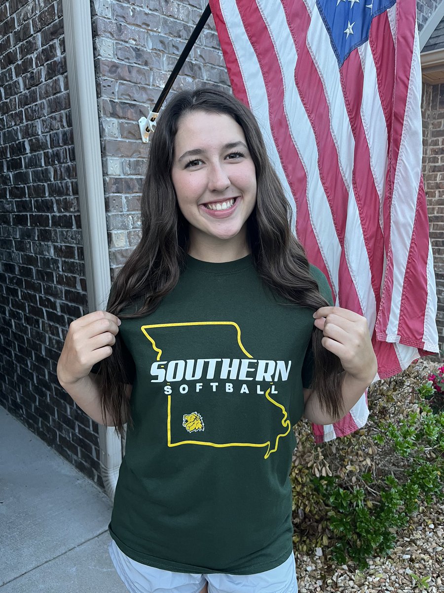 I am excited to announce my verbal commitment to play softball at Missouri Southern State University! I am beyond blessed for this opportunity and want to thank my family, coaches, and friends for helping me reach this goal! 
Go Lions💛💚 <a href="/VisionArkansas/">VisionGold18U</a> <a href="/MSSUSoftball/">MSSU Softball</a> <a href="/rhs_ladysb/">Rogers Lady Mountie Softball</a>