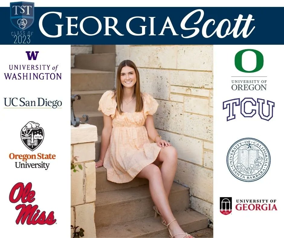 TSTLongview's tweet photo. 🎓Congratulations, Georgia Scott 🎓

Class of 2023 graduate, Georgia, is headed to TCU this fall where she plans to study Environmental Science while also representing the Horned Frogs on their Track and Field team! https://t.co/TGQfLvE9u9
