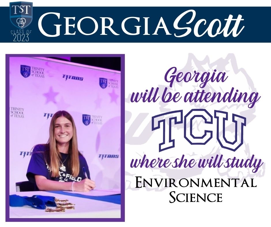 TSTLongview's tweet photo. 🎓Congratulations, Georgia Scott 🎓

Class of 2023 graduate, Georgia, is headed to TCU this fall where she plans to study Environmental Science while also representing the Horned Frogs on their Track and Field team! https://t.co/TGQfLvE9u9