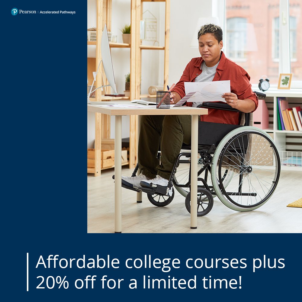 Our program is designed to help you avoid student loans while achieving your career goals. Don't miss out on this limited-time offer -> pearsonaccelerated.com/20-off  

#selfinvestment #careeradvancement #debtfreedegree #graduatefaster