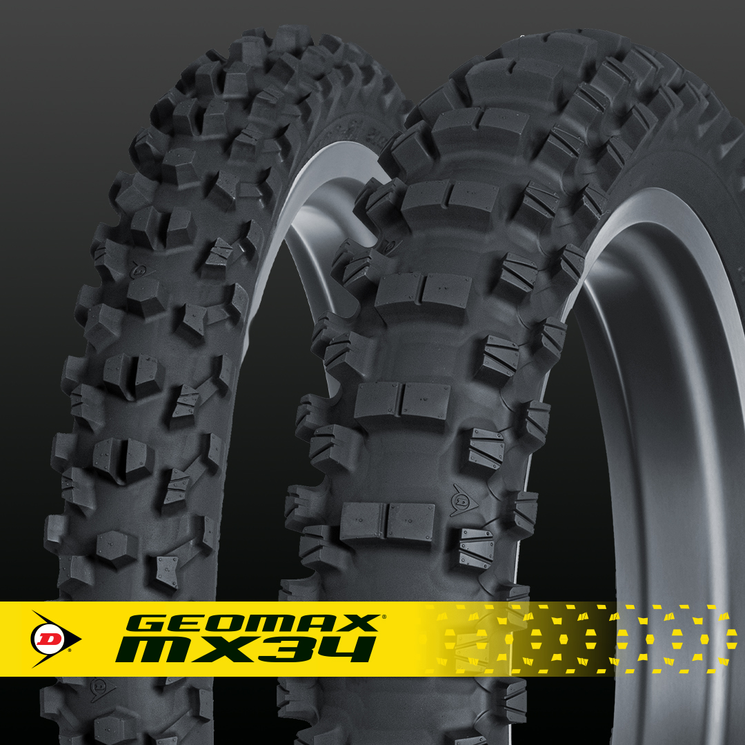 Dunlop is excited to introduce the latest addition to the Geomax family - the MX34, an engineering feat designed to deliver unrivaled performance and control. 

#RideDunlop #RaceDunlop #Geomax #MX34 #MX34Launch