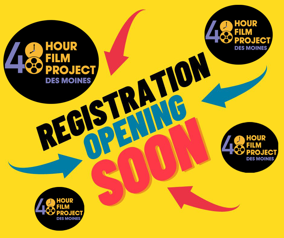 48HFPDesMoines's tweet photo. Be a part of the film fun this summer. Registration for the 2023 Event opens next week at https://t.co/PFQb103v6M https://t.co/Zbnh2E10Bs