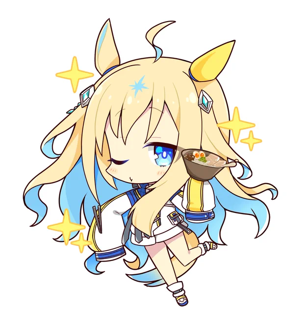 らーめんとネオユニヴァースちゃん #ウマ娘 #ネオユニヴァース