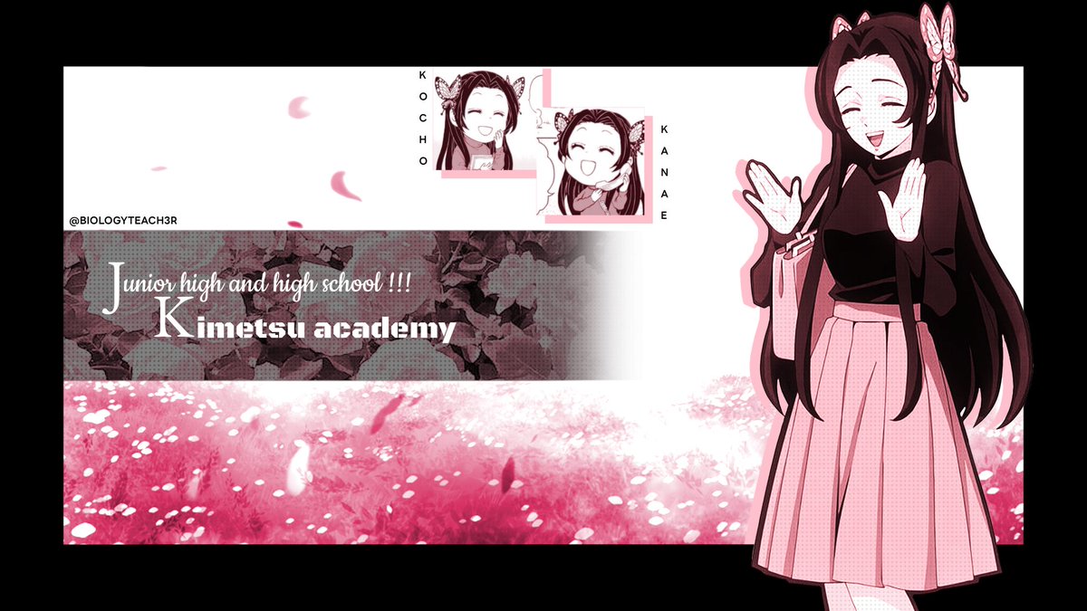 BIOLOGYTEACH3R's tweet photo. 【　＃𝐊𝐢𝐦𝐞𝐭𝐬𝐮_𝐀𝐜𝐚𝐝𝐞𝐦𝐲　】
　　　　　　╰ ᴋᴏᴄʜᴏ ᴋᴀɴᴀᴇ
　　　　　　　► Biology teacher 

　　　　  ฟุหว๋า〜..

　ดูเหมือนเหล่าคณะอาจารย์
　　   จะยุ่งมากเลยนะคะ https://t.co/tewIUIyn0v