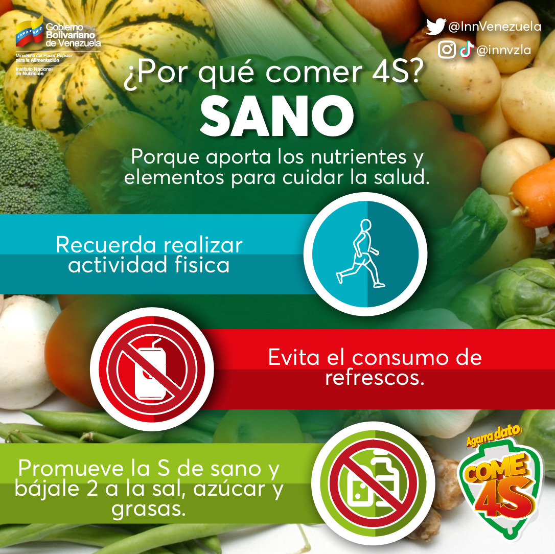 ¡ATENCIÓN! 🚨

Aquí te dejamos unos #Datos para que comas #SANO

Recuerda: Activa tu cuerpo y descansa las horas necesarias 🫶🏼

¿Cuéntanos, comes sano?

#AgarraDatoCome4S

#LeerDescoloniza