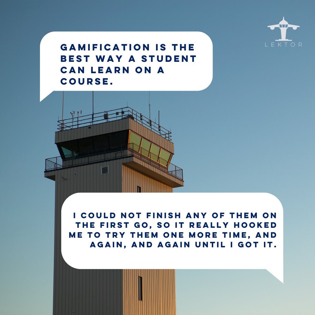 LektorFinland's tweet image. "Gamification is the best!"

Here's more of the feedback we received from participants of the first ever ATC training course at university level in Finland🤩

This is just the beginning for a bright future of ATC training!

#lektor #hamk #atctraining #airtrafficcontrol