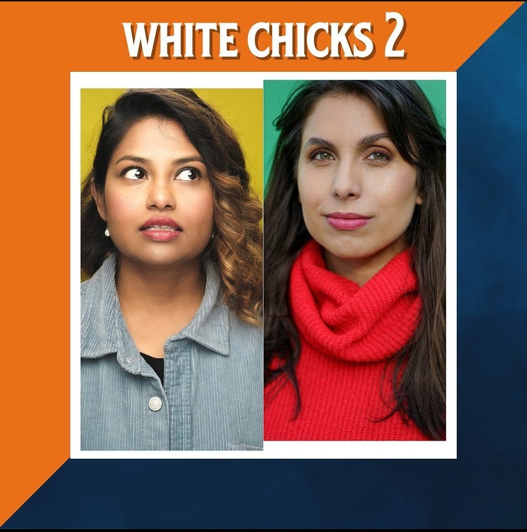 alexbertanades's tweet image. 📢 Excited for @whitechicks2_ at @VAULTFestival's #APinchofVAULT Festival! 🎉@SharlinComedy and I are on at @theglitch_se1 on Saturday 27th May at 3:30pm - tickets are £6.25 or just 2for£10 with the discount code MATES  ✨👇🏽 vaultfestival.com/events/white-c…