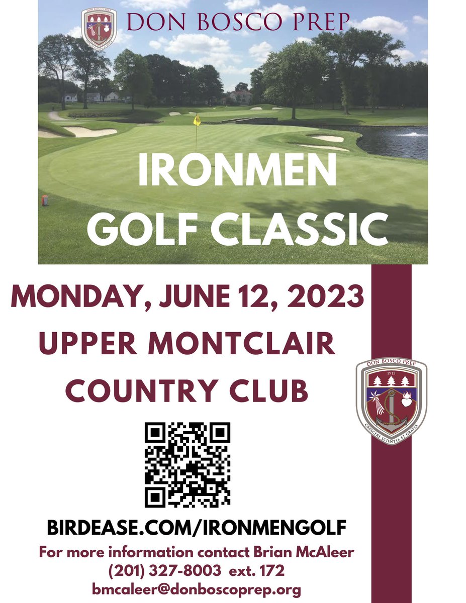 It’s time to tee-off with your fellow Ironmen! Join us for 'The Ironmen Golf Classic' and enjoy a great day and evening of golf, food/drink. Registration is now open. Visit BIRDEASE.COM/IRONMENGOLF. Sponsorships are also available. Foursomes and individual golfers welcome.