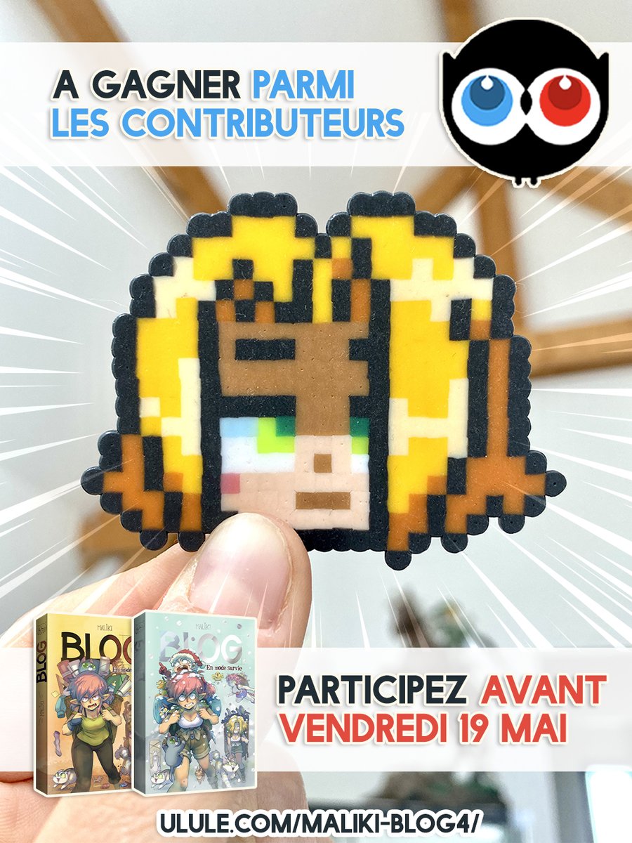 Maliki_officiel's tweet photo. 🔥 https://t.co/aa8MsUdYrb 🔥
Contribuez avant vendredi (19 mai) et tentez de gagner un vestige du Pixel Collector ! 👾
En effet, il nous restait quelques têtes en pixel art, alors autant vous en faire profiter !
🍀 Bonne chance ! https://t.co/whUyXg1Qrd
