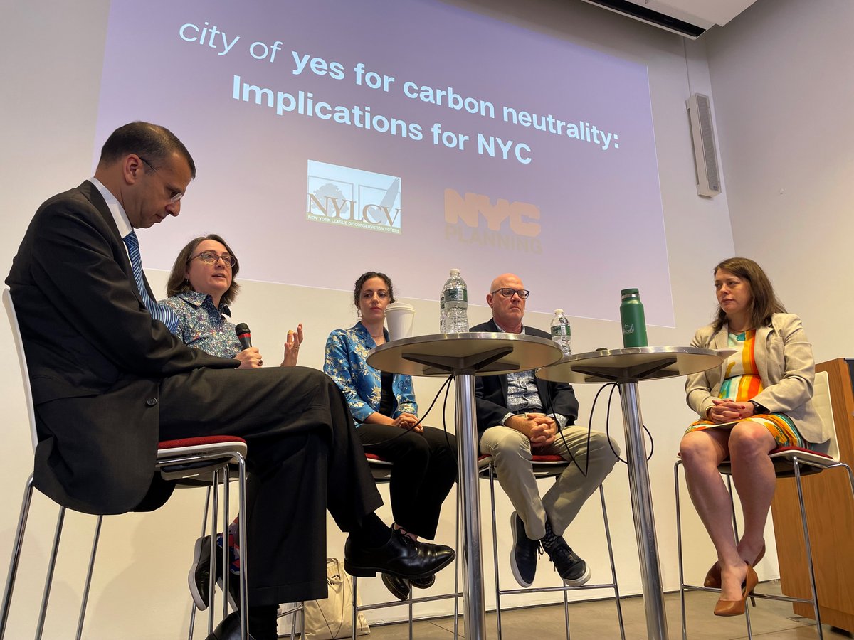 Thanks to <a href="/nylcv/">NYLCV</a> for inviting <a href="/DanGarodnick/">Dan Garodnick</a> to discuss City of Yes for Carbon Neutrality. This vital initiative will help New Yorkers reduce their carbon emissions and create a greener future for our city. Learn more: on.nyc.gov/3IhE1AK