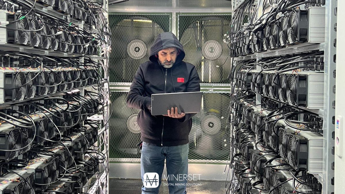 The Minerset CTO Celso is optimizing miners for peak performance! With our expertise and the latest technology, Minerset are always pushing the boundaries of efficiency. 💻⛏️ #Minerset #efficiency #BTC