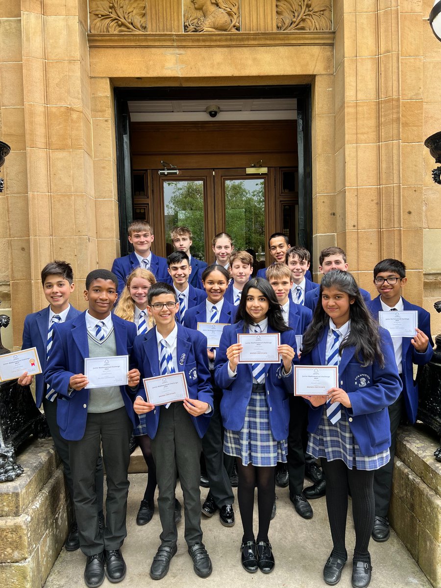 Kelvinside1878's tweet photo. Congratulations to our Junior Maths Challenge Certificate winners from SP, S1 & S2.
Good Luck to Arun, Hina, Neev & Jainill who have qualified for the Junior Kangaroo on 14 June. #KAMaths #KASeniors #KAMade @KA_Science https://t.co/tCX6C5CcbR