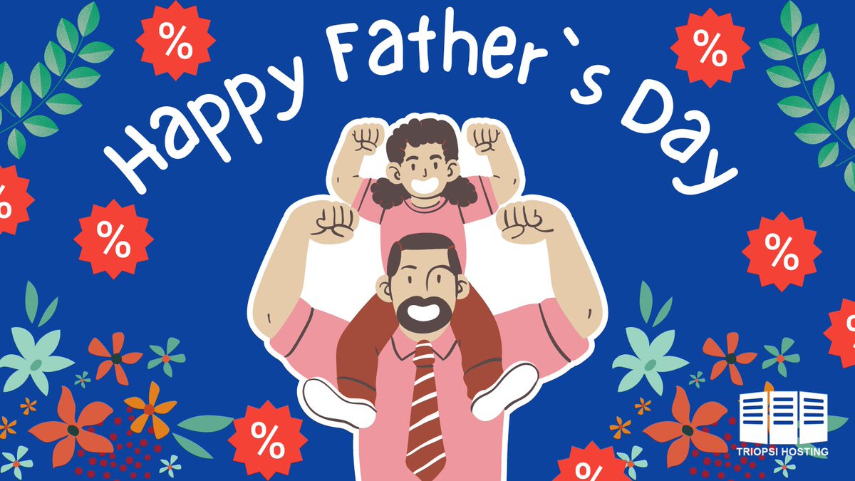 Triopsi's tweet image. An alle Väter da draußen. Schön, dass es euch gibt 💙 Alles Gute zum Vatertag.  Zu diesem besonderen Anlass, gewähren wir allen 25% Rabatt auf alle unsere Produkte. 
Nur heute und nur solange der Vorat reicht.
=&amp;gt; triopsi-hosting.com