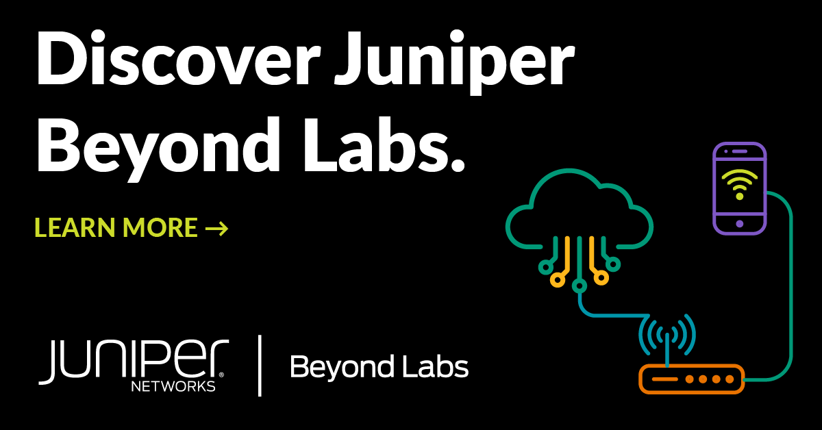 jokamins's tweet photo. .@JuniperNetworks is excited to announce Juniper Beyond Labs, a new initiative focused on shaping the future of the networking and IT industries with pioneering research, pathfinding projects &amp; experimental technology developments. 

Learn more: https://t.co/lJKdkVSqEH https://t.co/nFyvaR6XUn